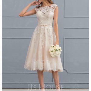 NIB JJ's House knee-length wedding dress (10)